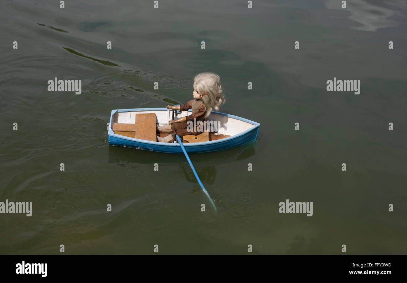 rc rowing boat
