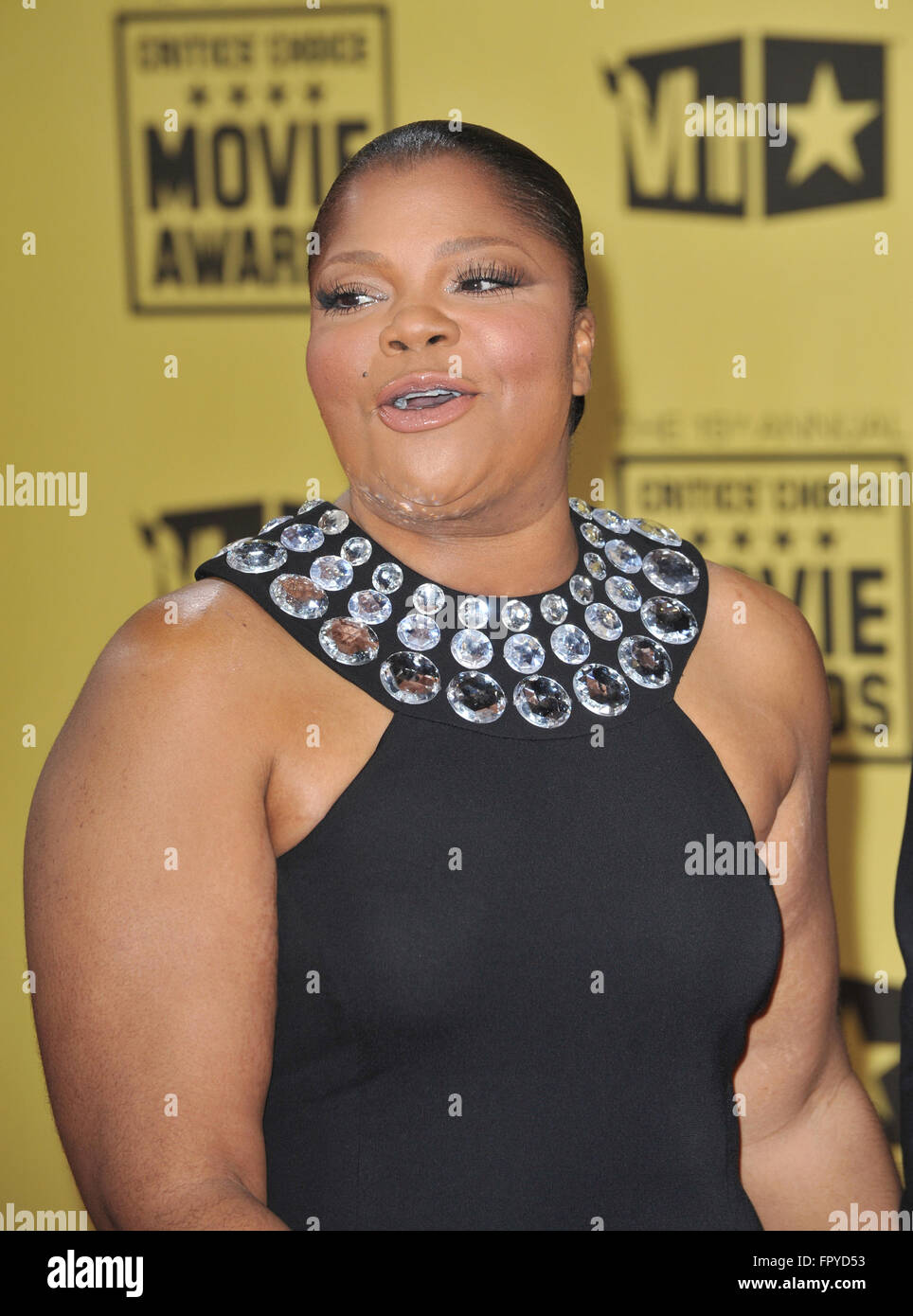 LOS ANGELES, CA - JANUARY 15, 2010: Mo'Nique at the 15th Annual Critics' Choice Movie Awards, presented by the Broadcast Film Critics Association, at the Hollywood Palladium. Stock Photo