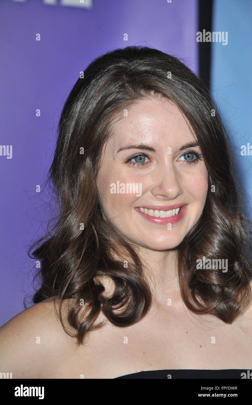 PASADENA, CA - JANUARY 10, 2010: "Community" star Alison Brie at NBC