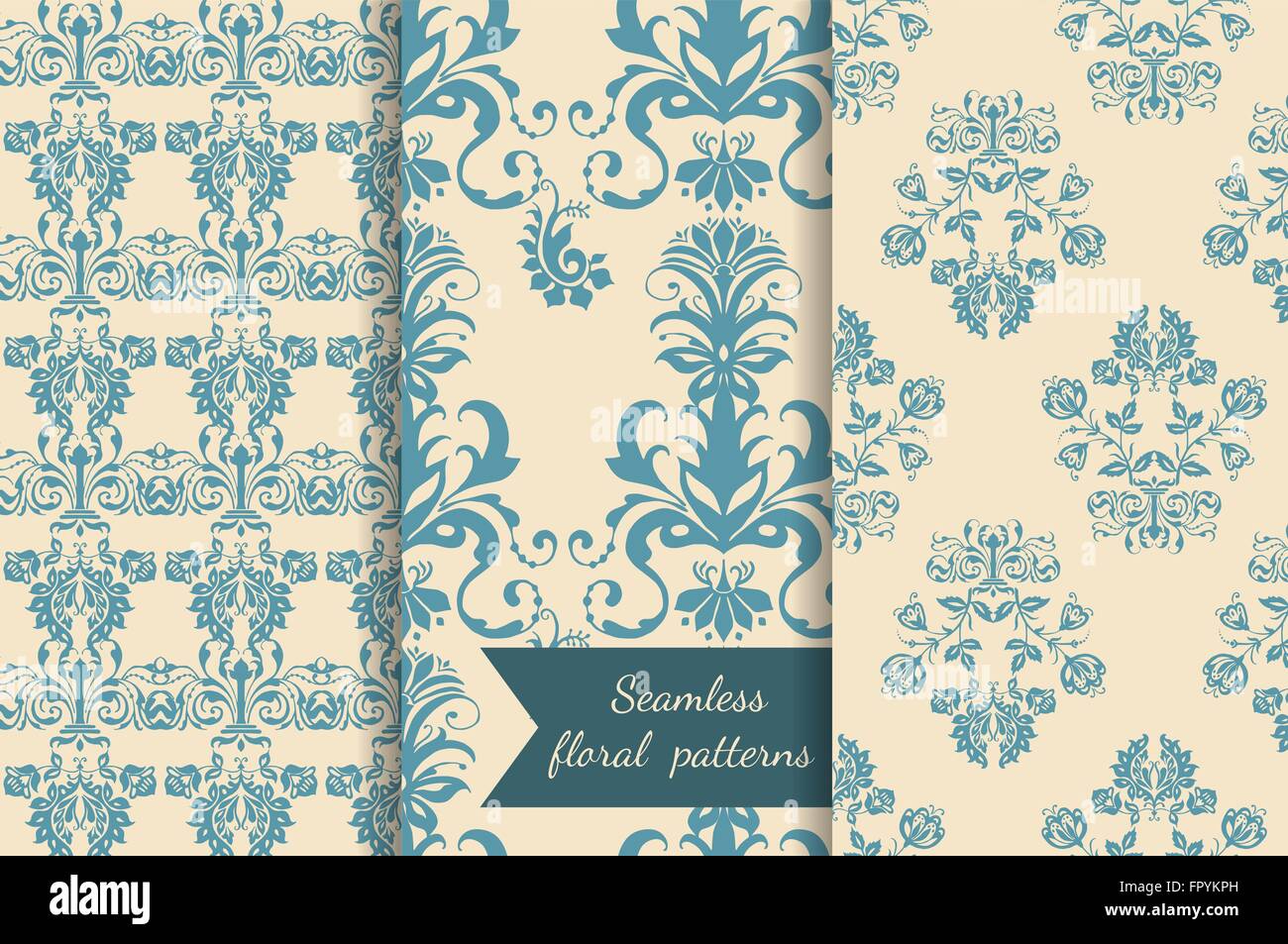 seamless floral pattern Stock Vector Image & Art - Alamy