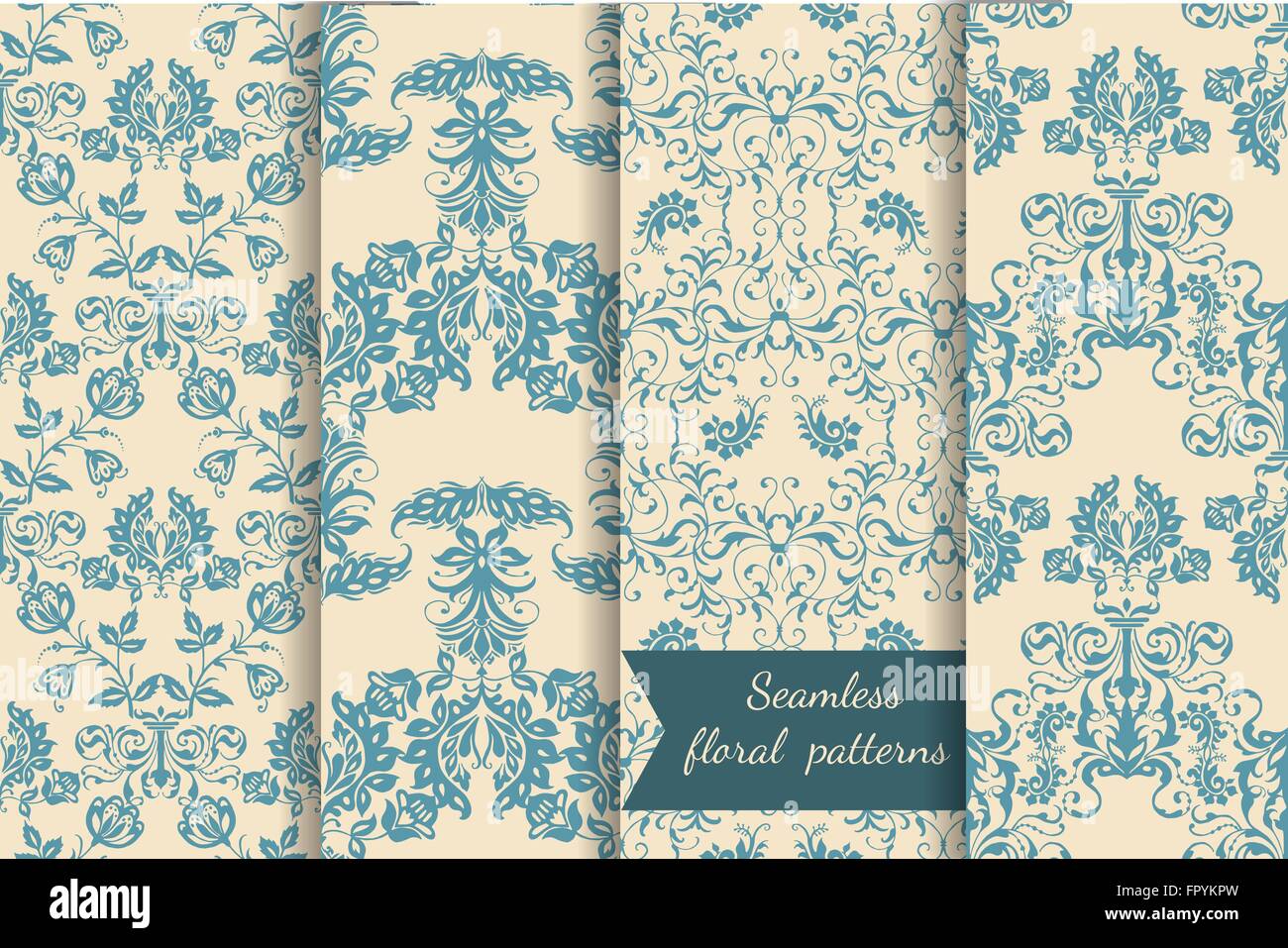 seamless floral pattern Stock Vector Image & Art - Alamy