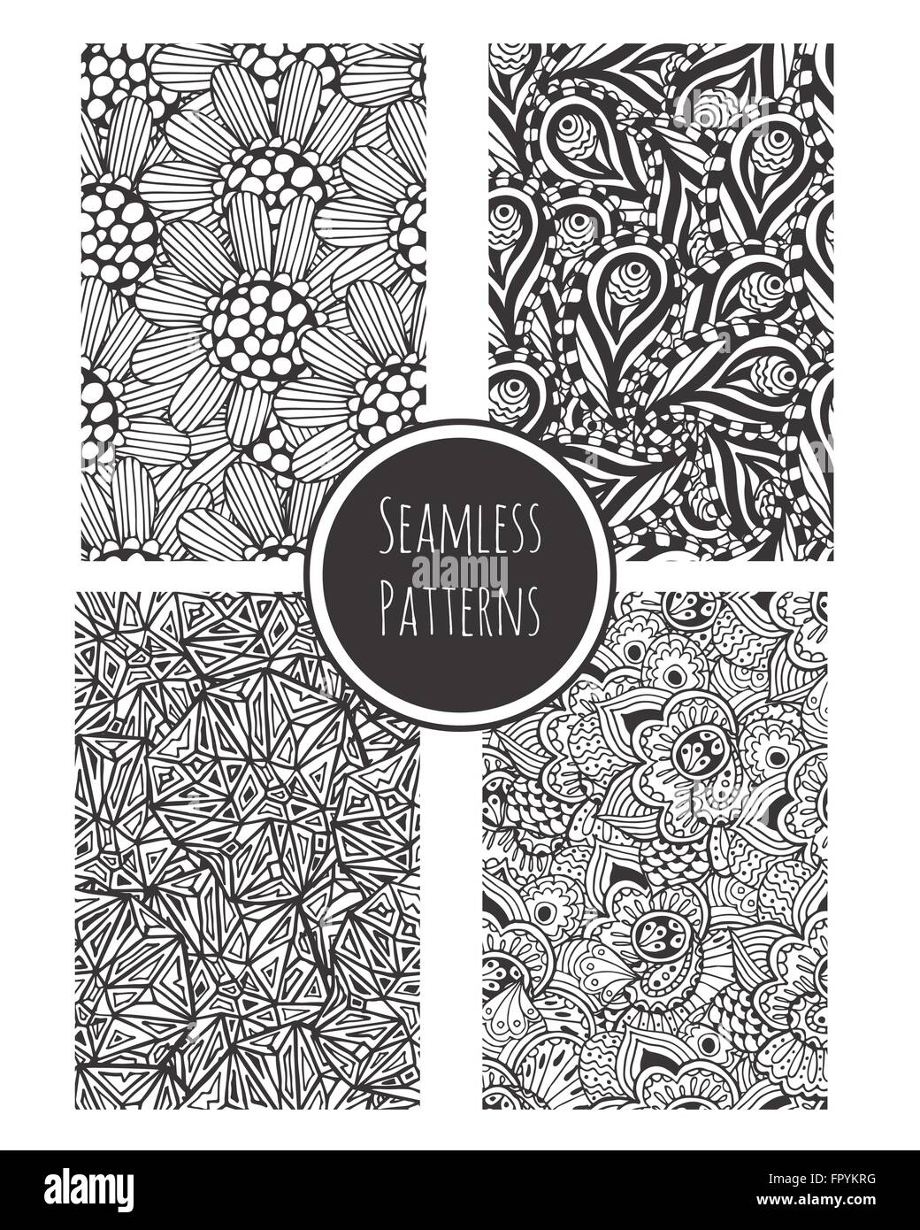 seamless floral pattern Stock Vector Image & Art - Alamy