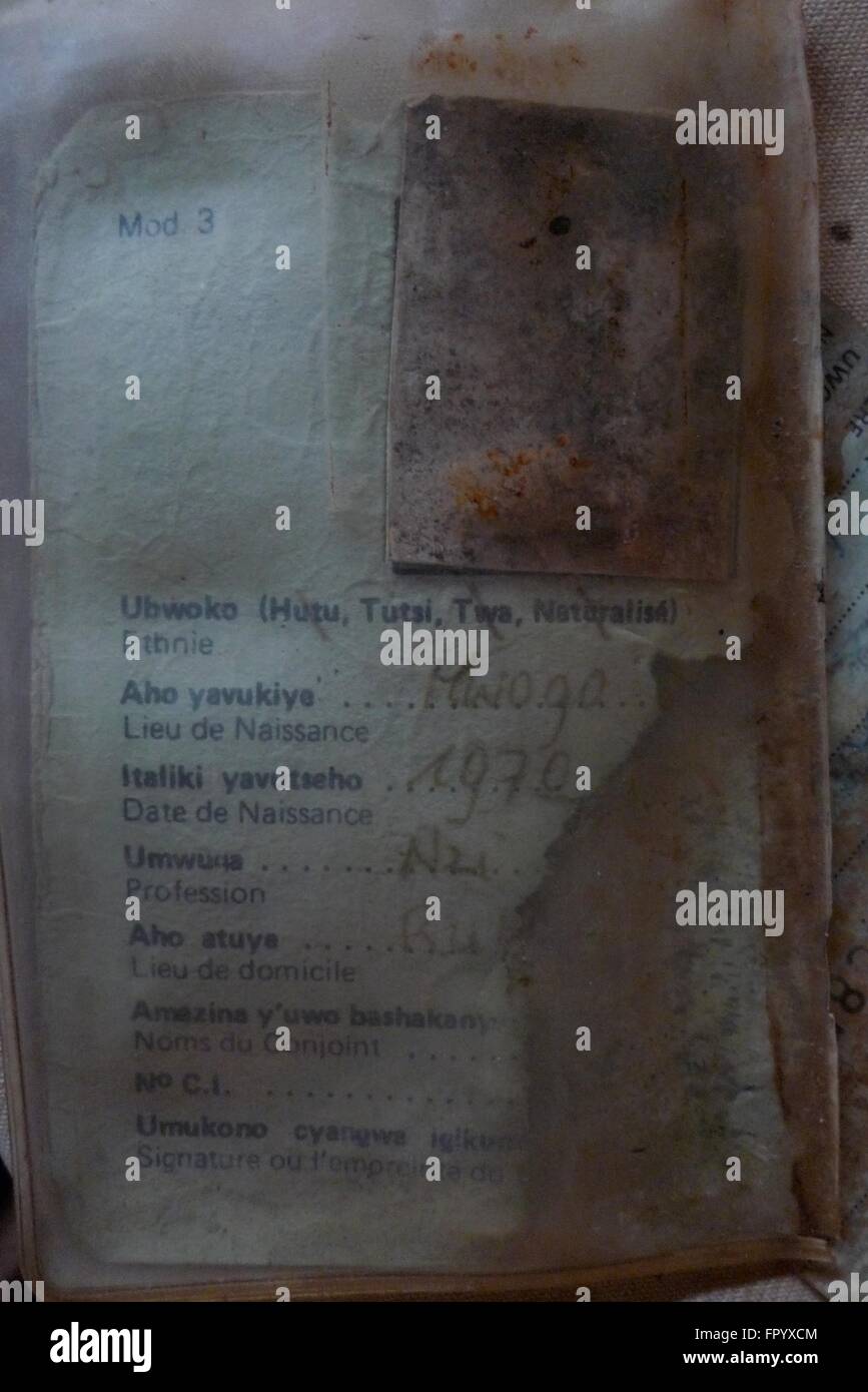 Tutsi Id Card
