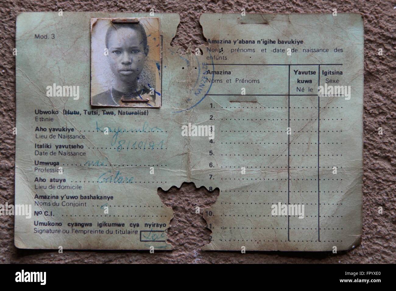 Broken Id Card