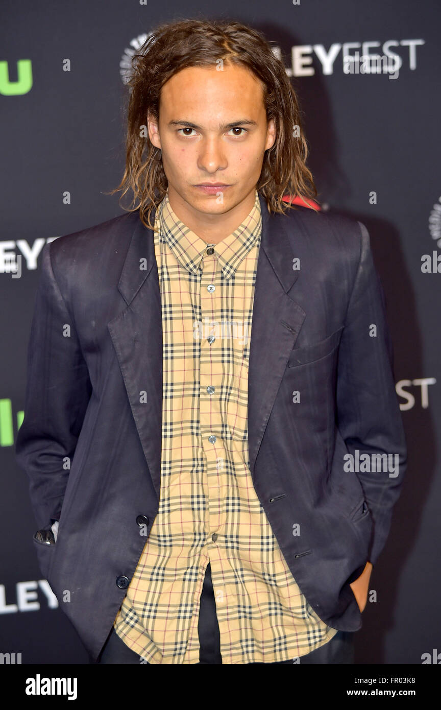 Hollywood, California. 19th Mar, 2016. Frank Dillane attends the 'Fear