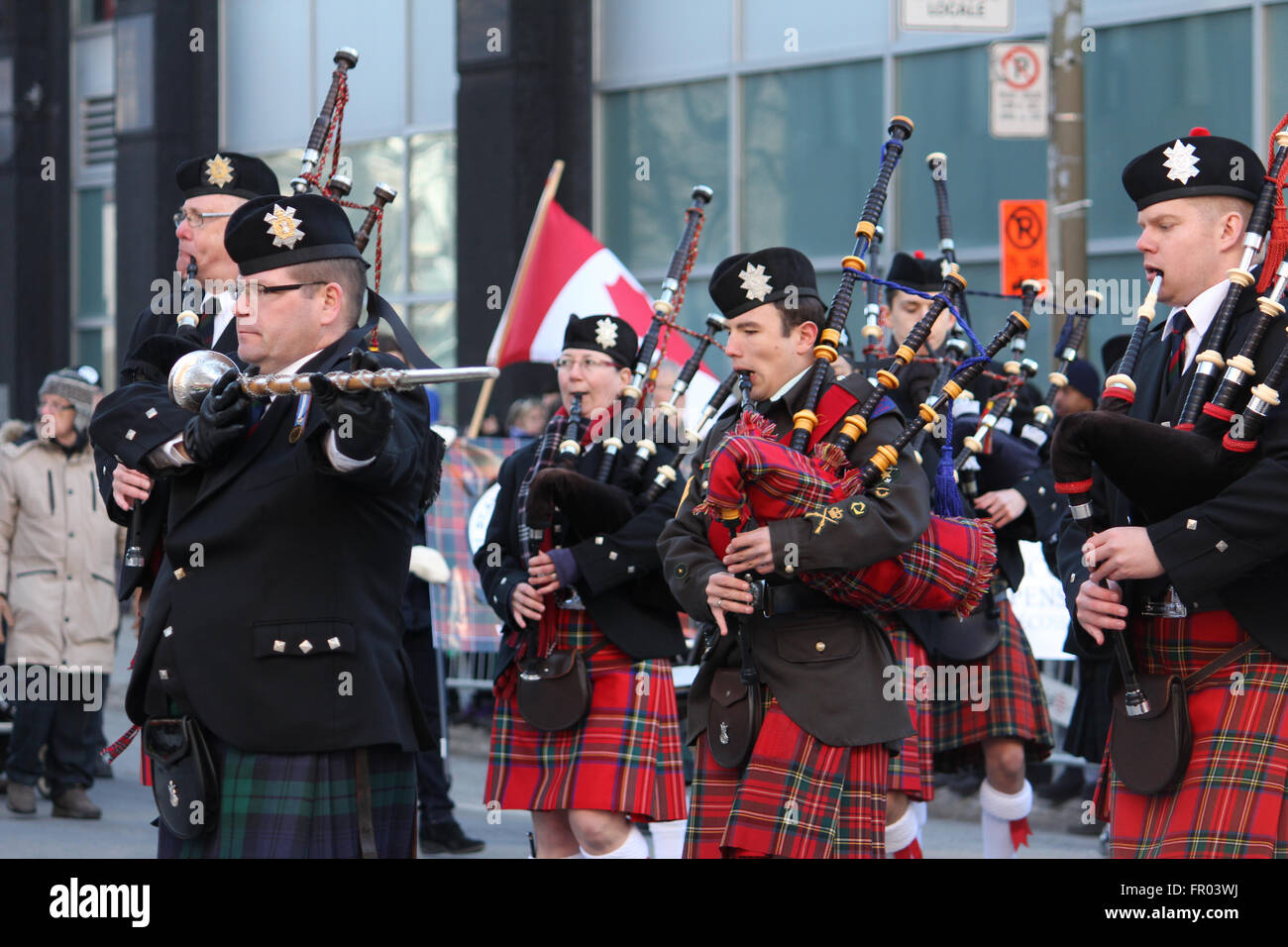 Montreal, Canada. 20th March, 2016. St. Patrick’s Day Parade. Credit:  Ali Alshammasi/Alamy Live News - Stock Image