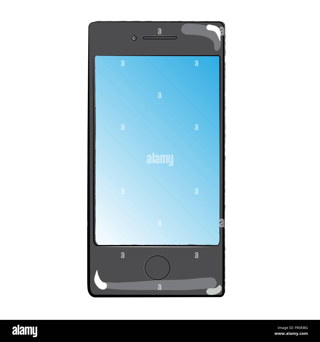 Phone vector illustration smartphone Stock Vector Image & Art - Alamy
