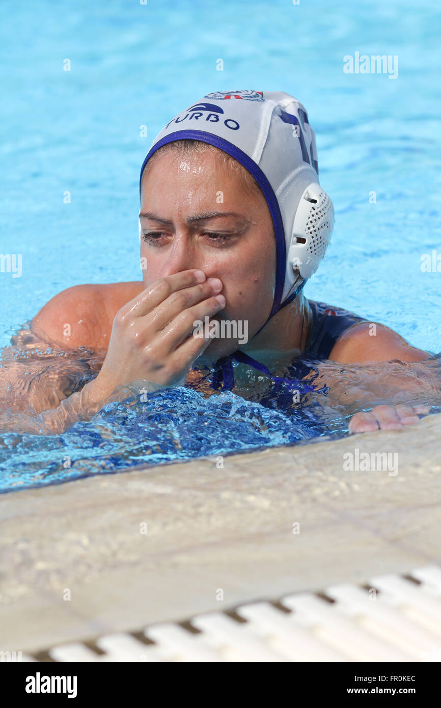 ATHENS, GREECE 7, OCTOBER, 2012 Female water polo championship