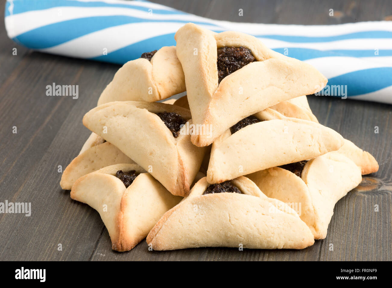On Purim, Ashkenazi Jews eat triangular pastries called Hamantaschen