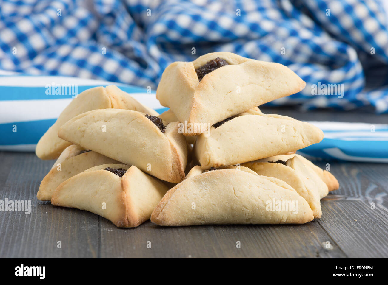 On Purim, Ashkenazi Jews eat triangular pastries called Hamantaschen