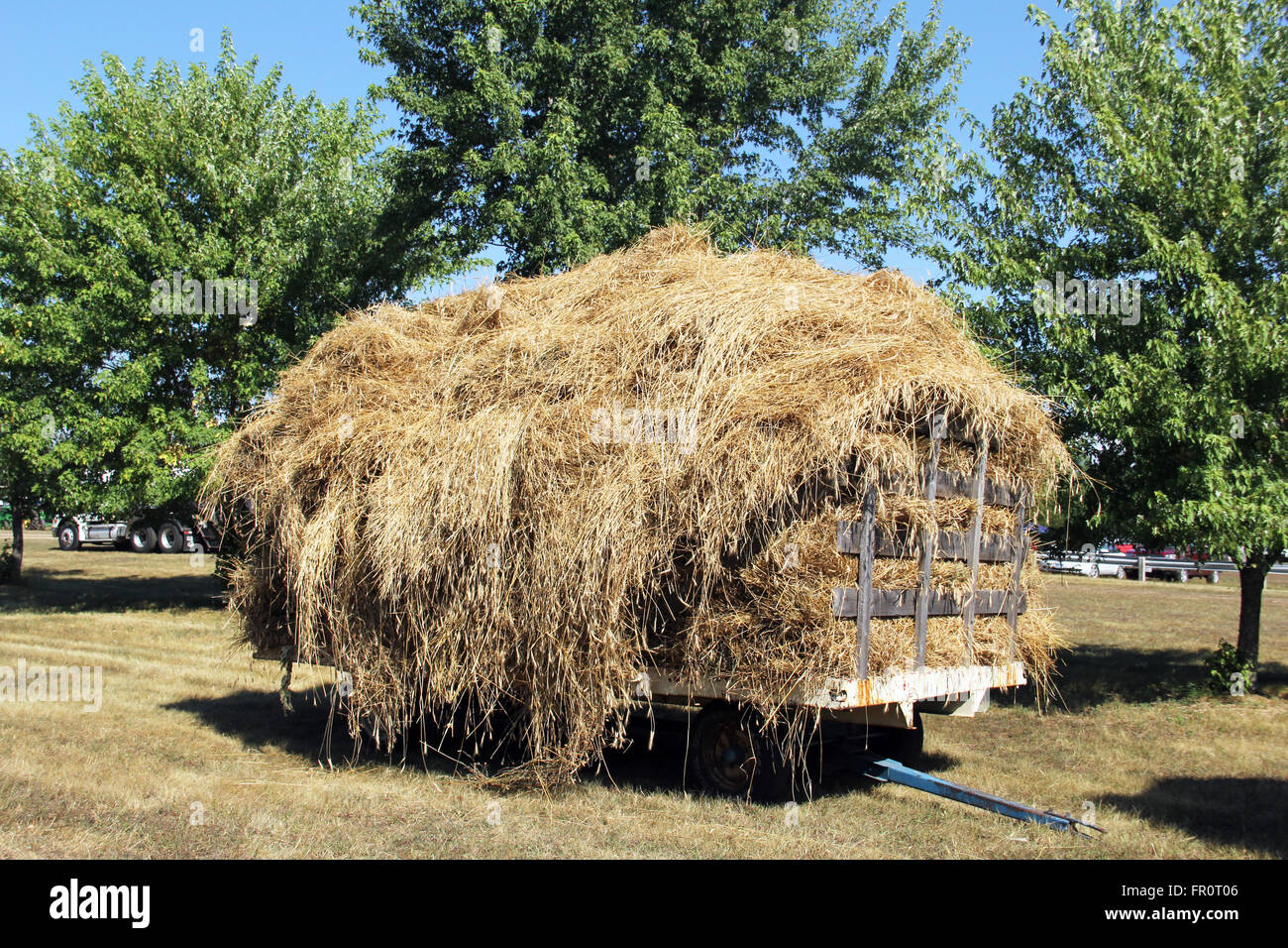 Hay wagon hi-res stock photography and images - Alamy