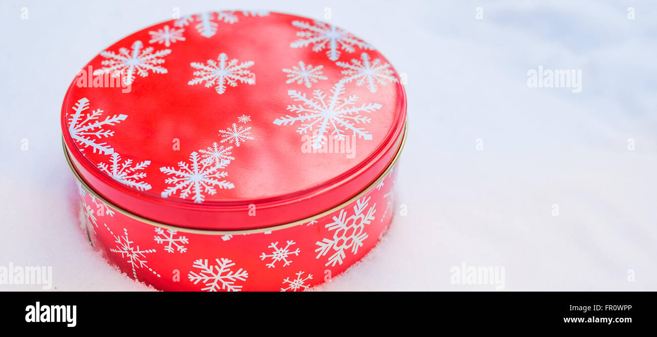 red tin container