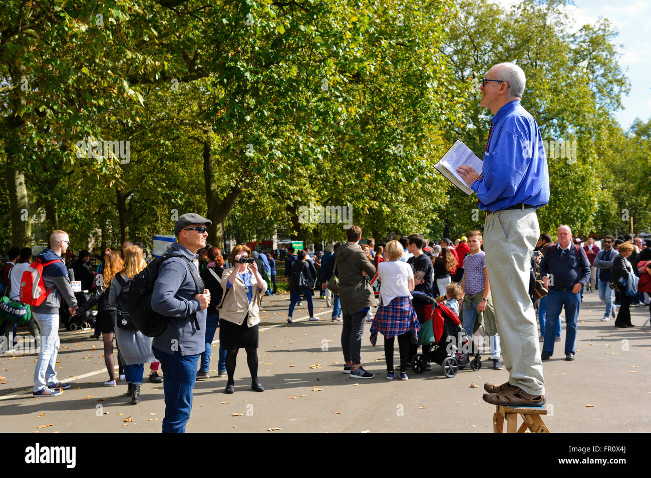 Speakers corner hyde park london hires stock photography and images