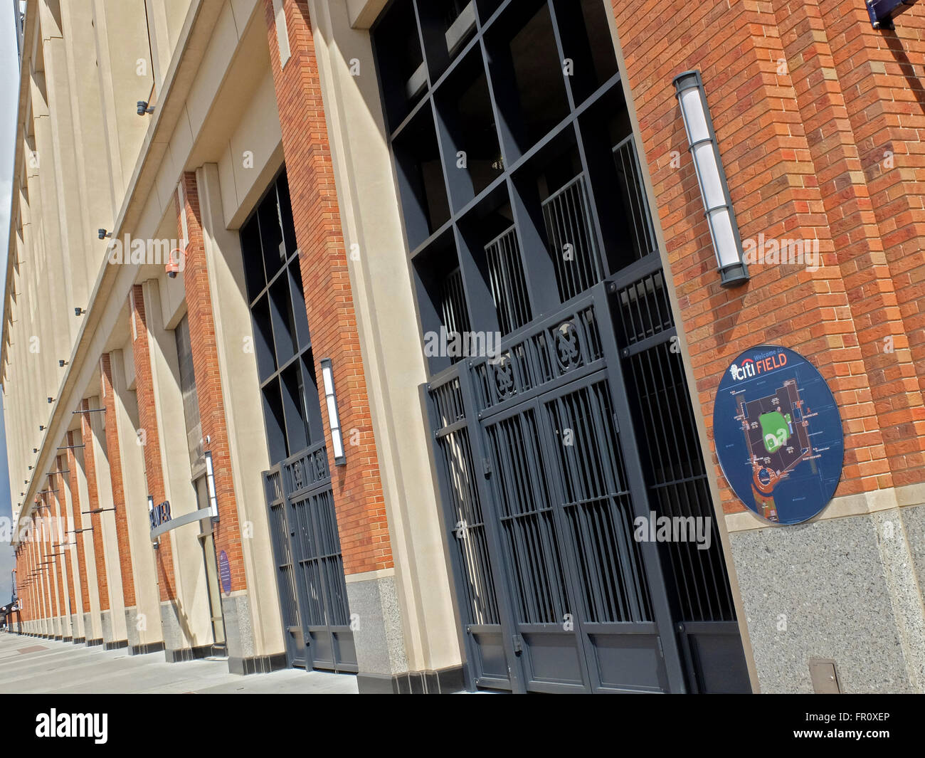 Exterior of Citi Field, home of the New York Mets baseball team, as