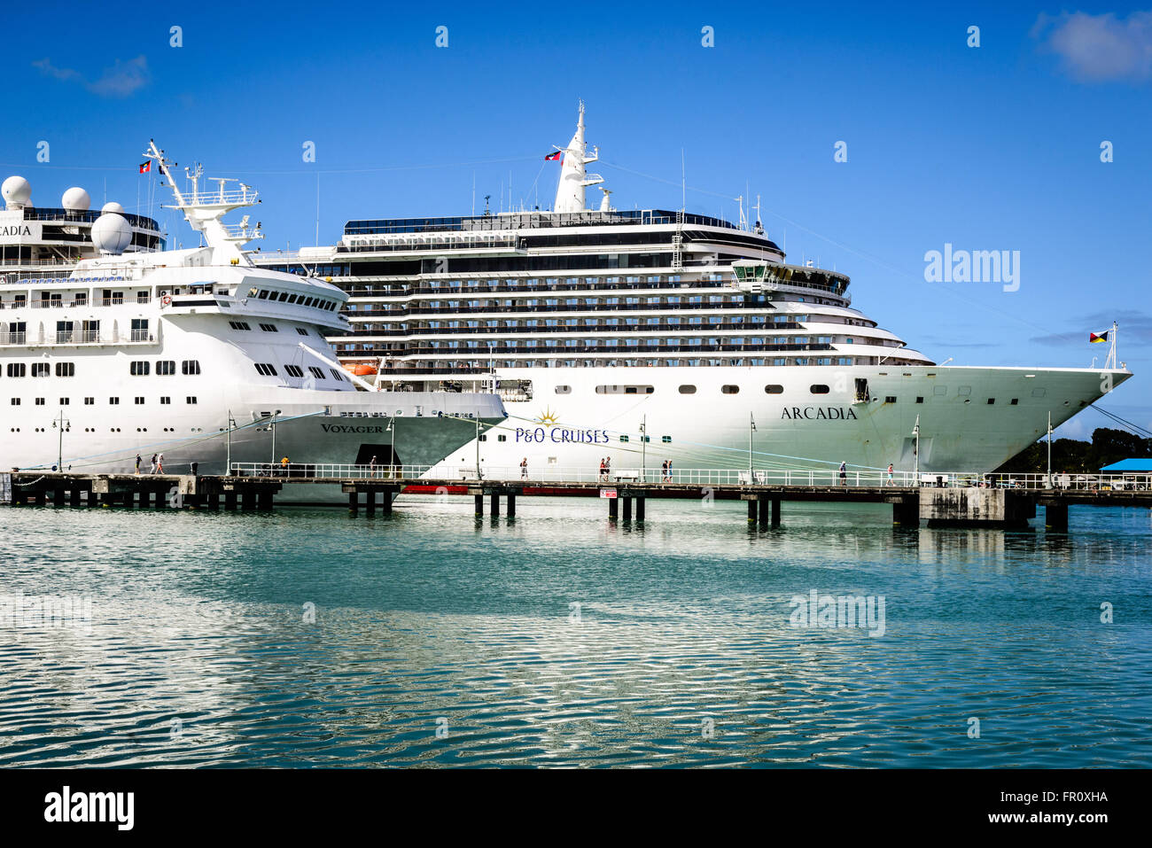 Voyages of Discovery MV Voyager and P&O Cruises Arcadia, Saint John's 