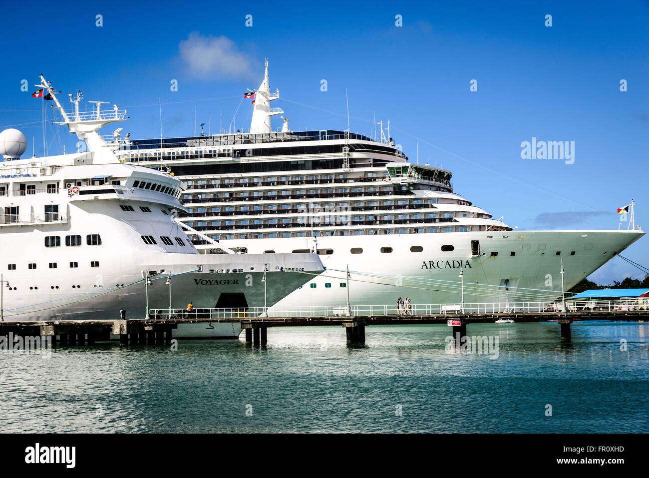 Voyages of Discovery MV Voyager and P&O Cruises Arcadia, Saint John's 