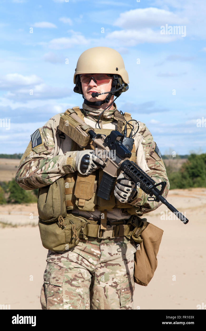 US Army Special Forces Group soldier Stock Photo - Alamy