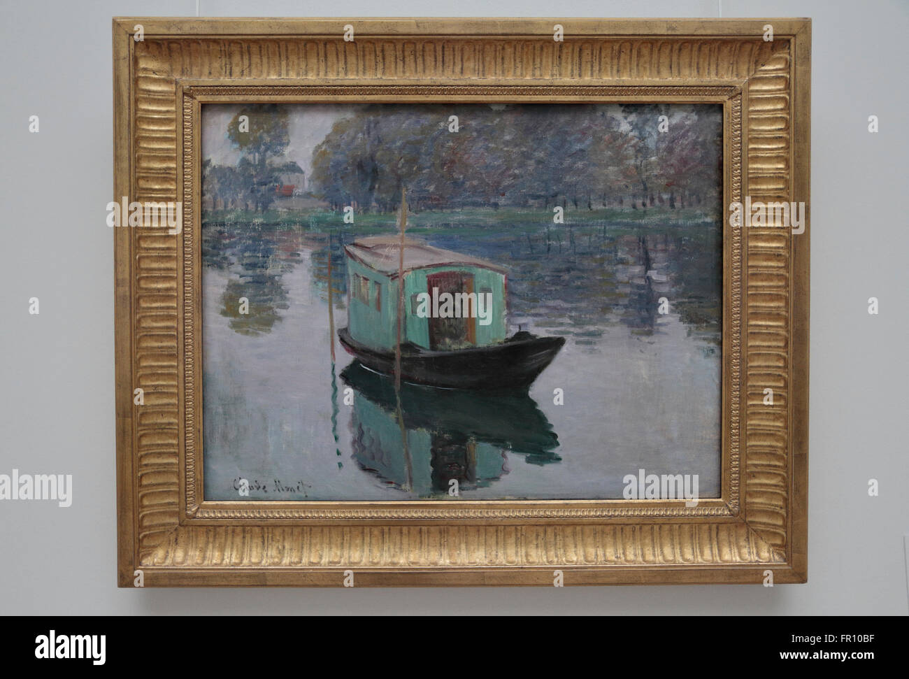 painting in his studio boat hires stock photography and images