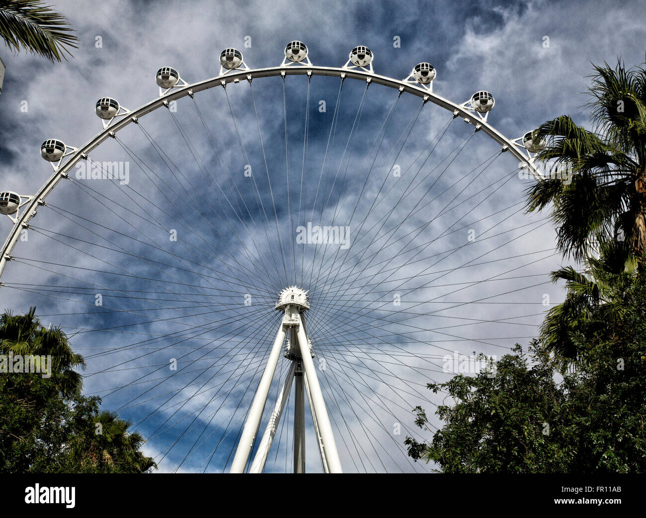 Las Vegas Ferris Wheel Stock Photo