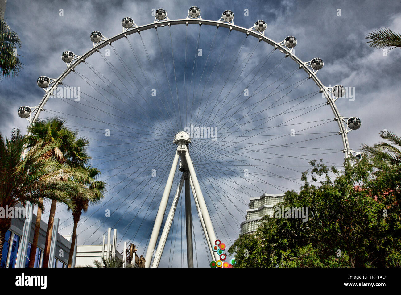Las Vegas Ferris Wheel Stock Photo Alamy