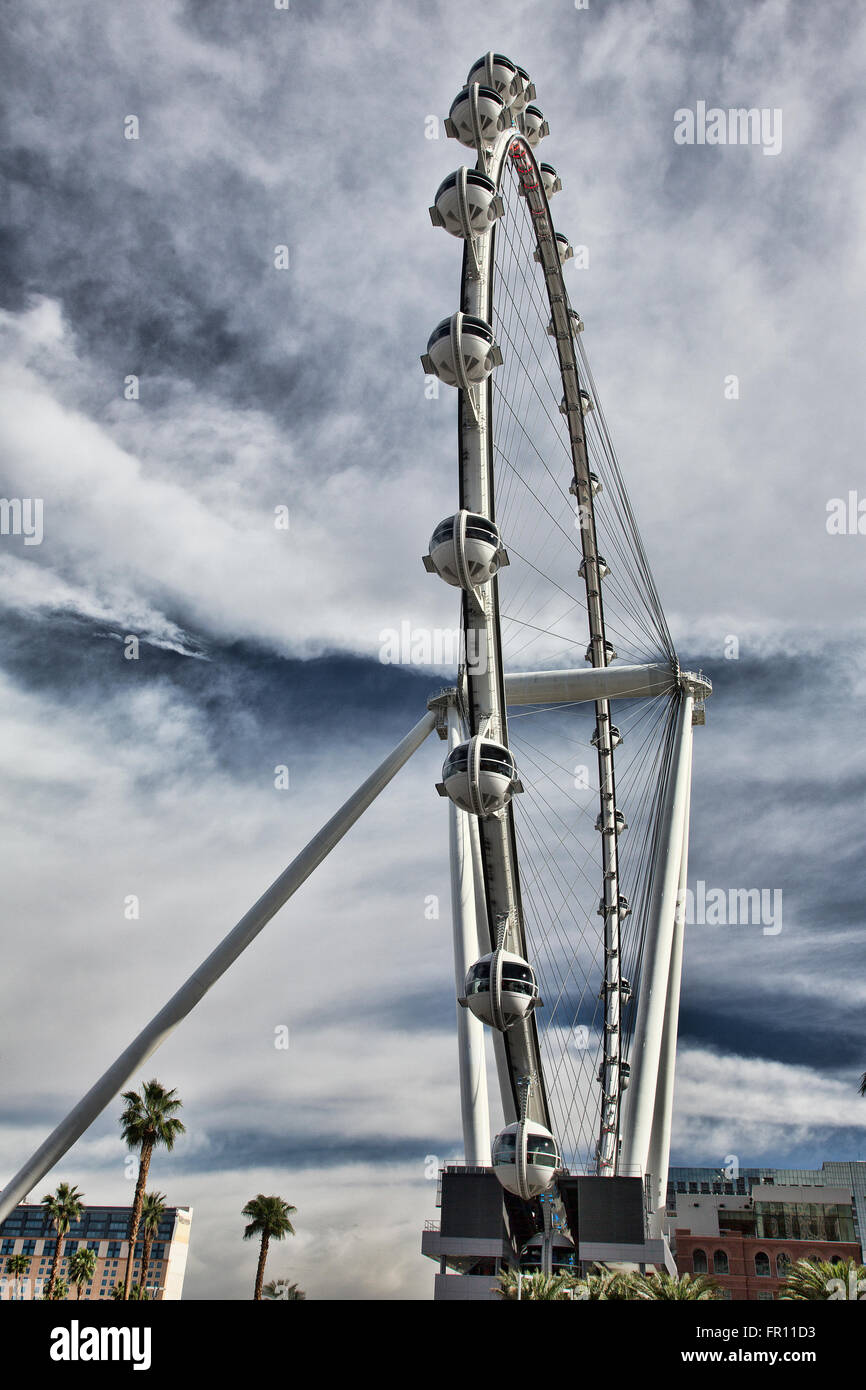 Las Vegas Ferris Wheel Stock Photo Alamy