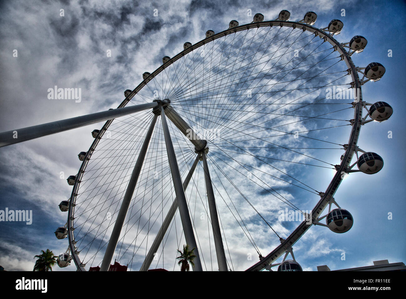 Las Vegas Ferris Wheel Stock Photo Alamy