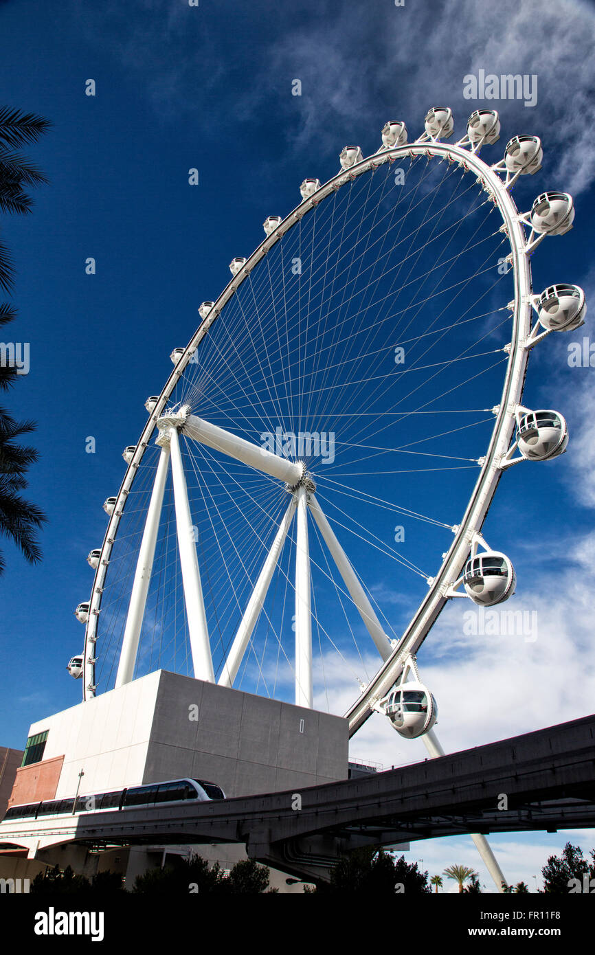 Las Vegas Ferris Wheel Stock Photo Alamy