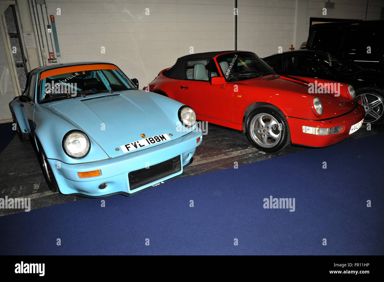 London classic show 2016. Classic and Iconic cars on display at this