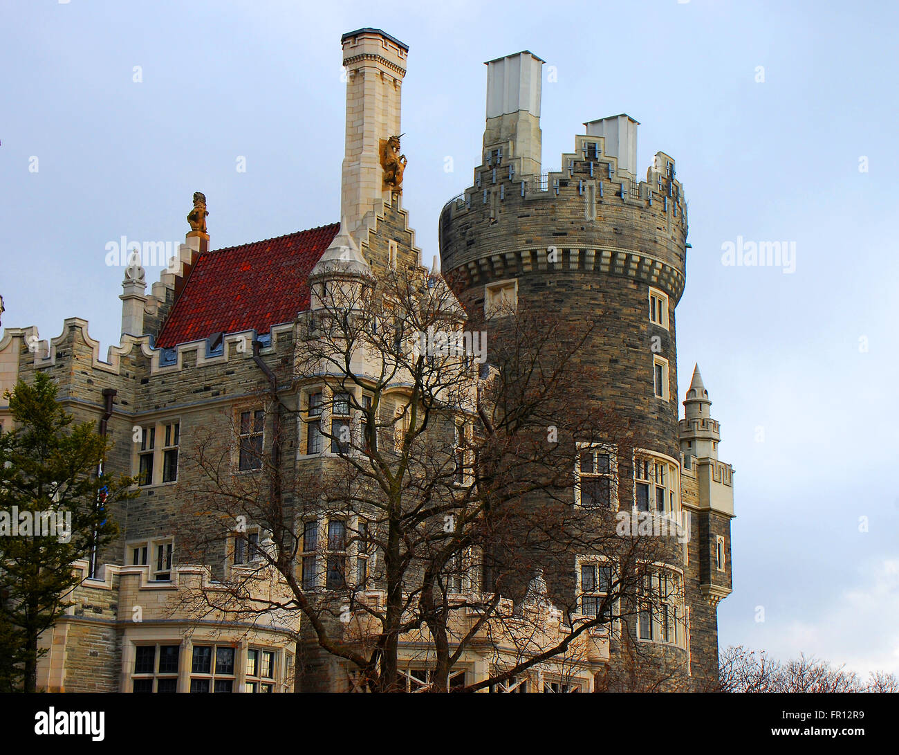 Casa Loma Toronto Canada Stock Photo Alamy