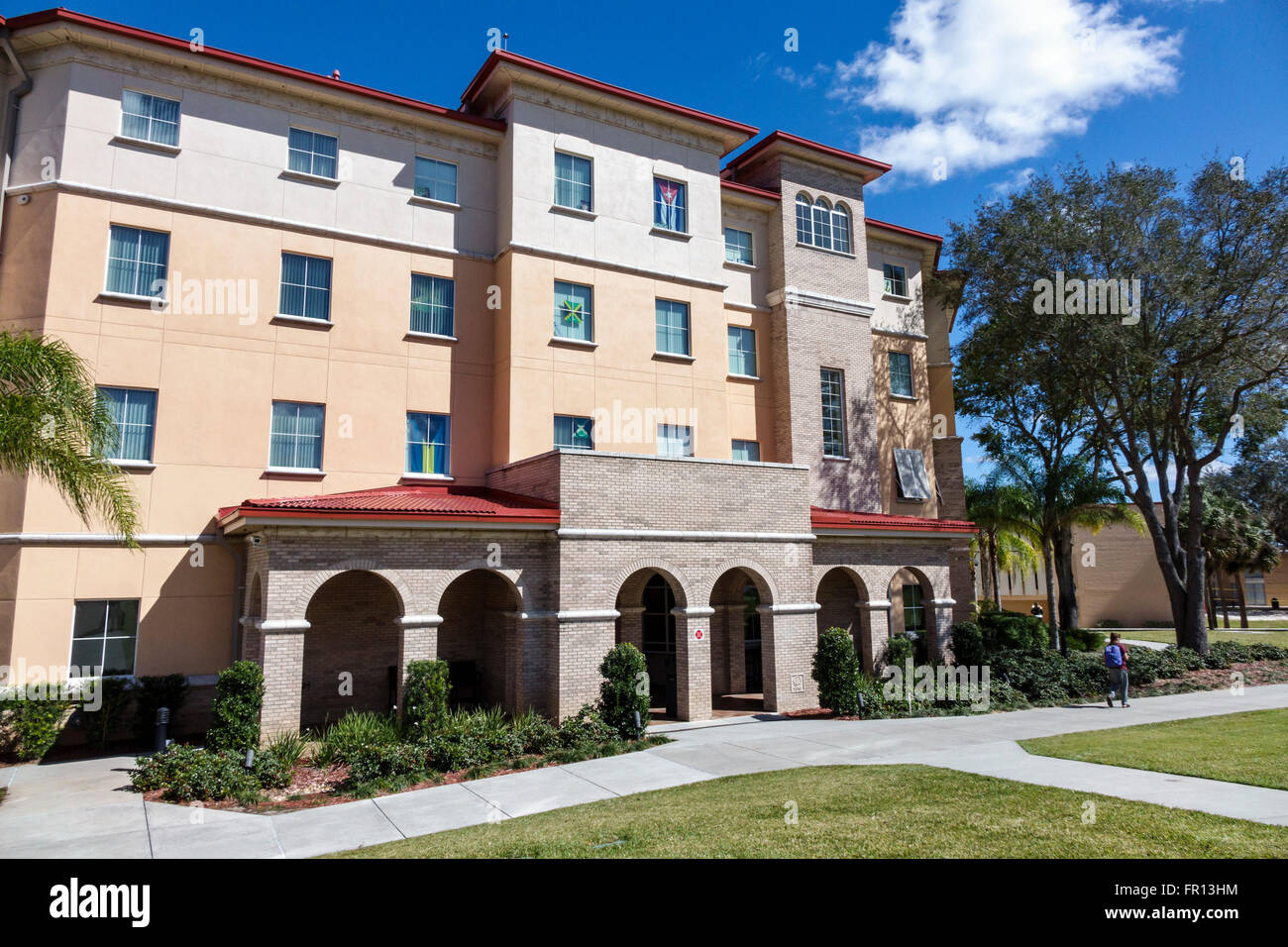 Florida Saint St Leo,Saint Leo University,campus,dormitory,building,FL160213016 Stock Photo