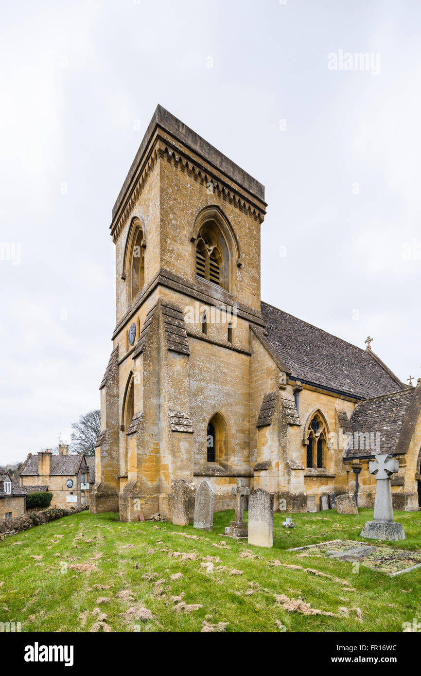 The  Church of St Barnabas Snowshill Gloucester Stock Photo