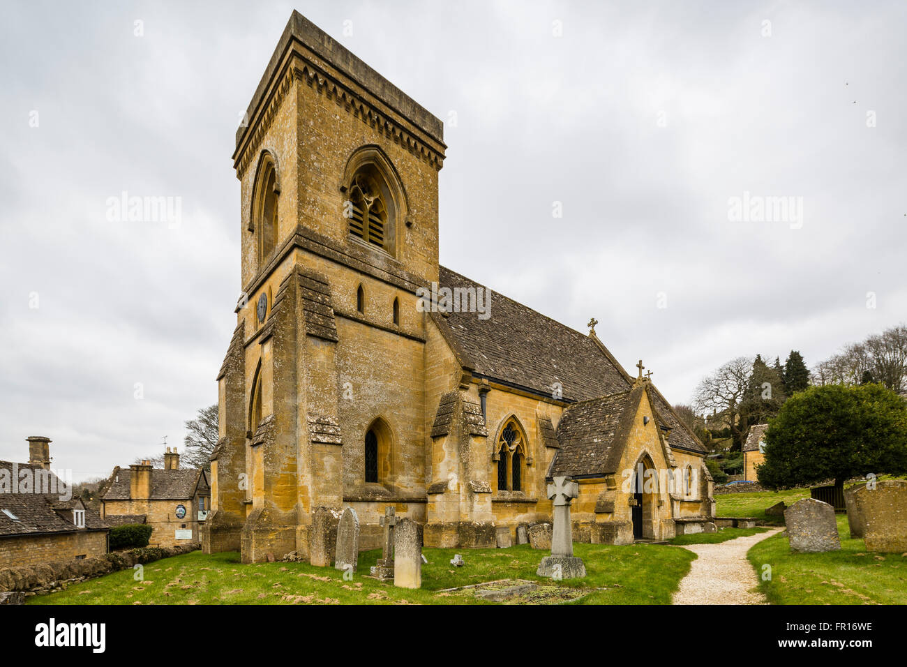 The  Church of St Barnabas Snowshill Gloucester Stock Photo