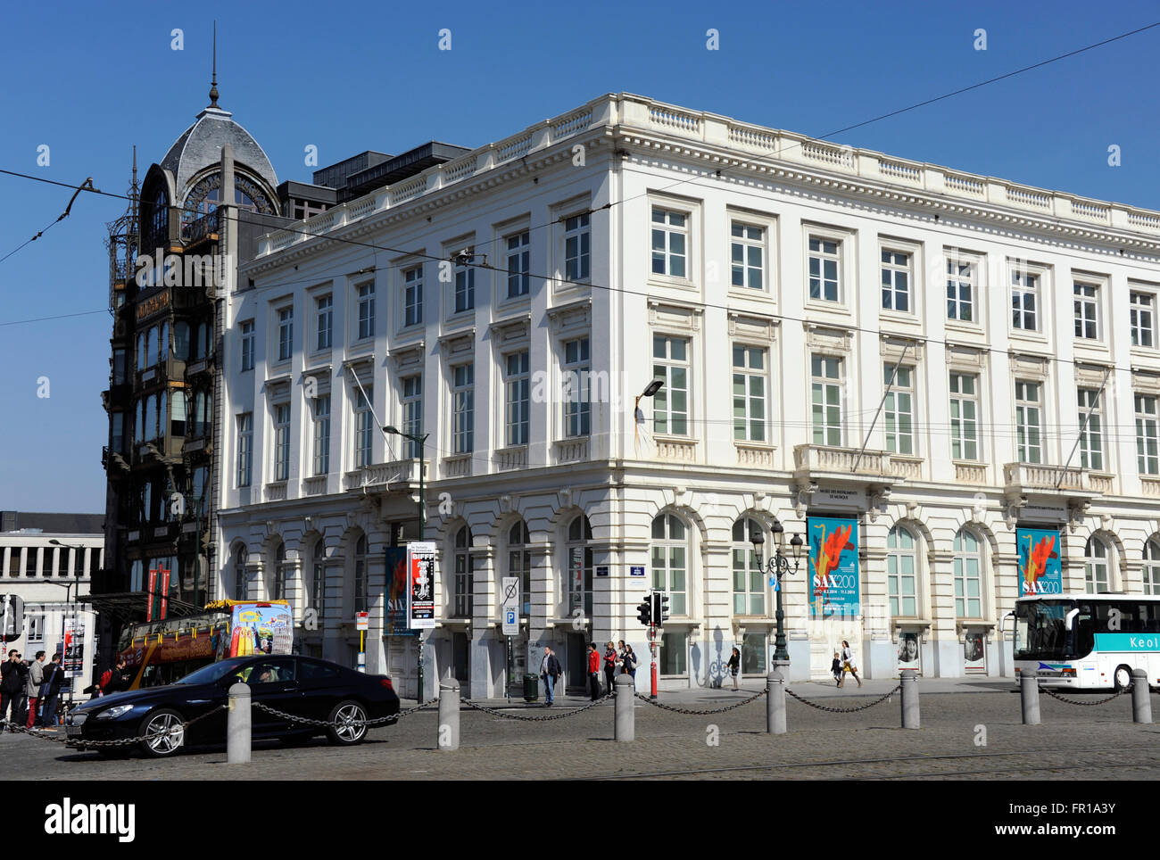 The MIM,Musical Instrument Museum,Place Royale,Brussels,Belgium Stock Photo