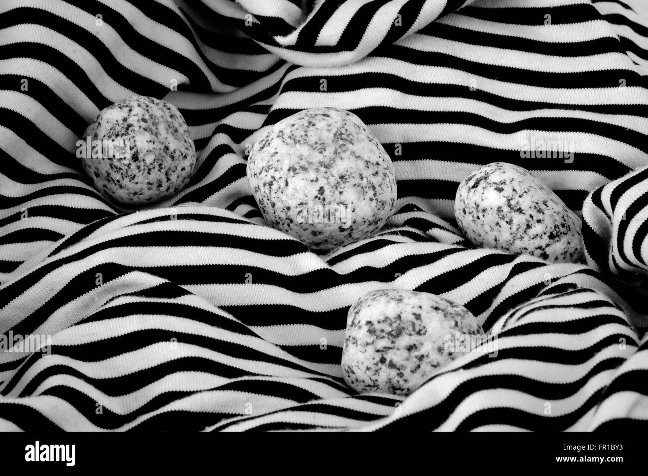 Black and white striped stone deals