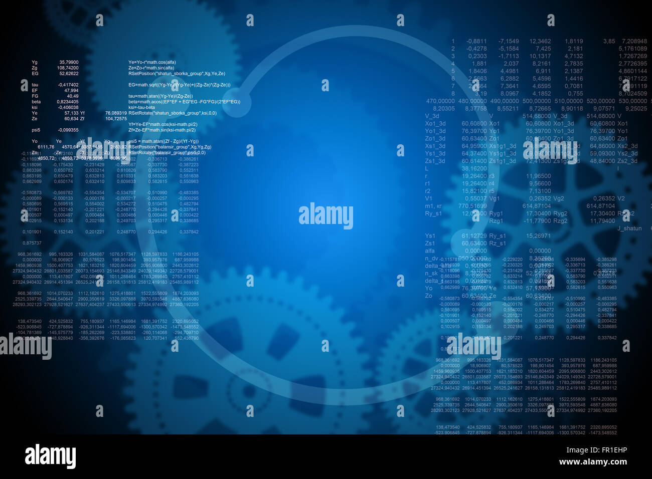 Set of mechanical gears Stock Photo - Alamy