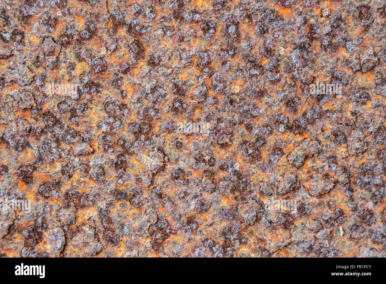 Rust on metal surfaces Stock Photo