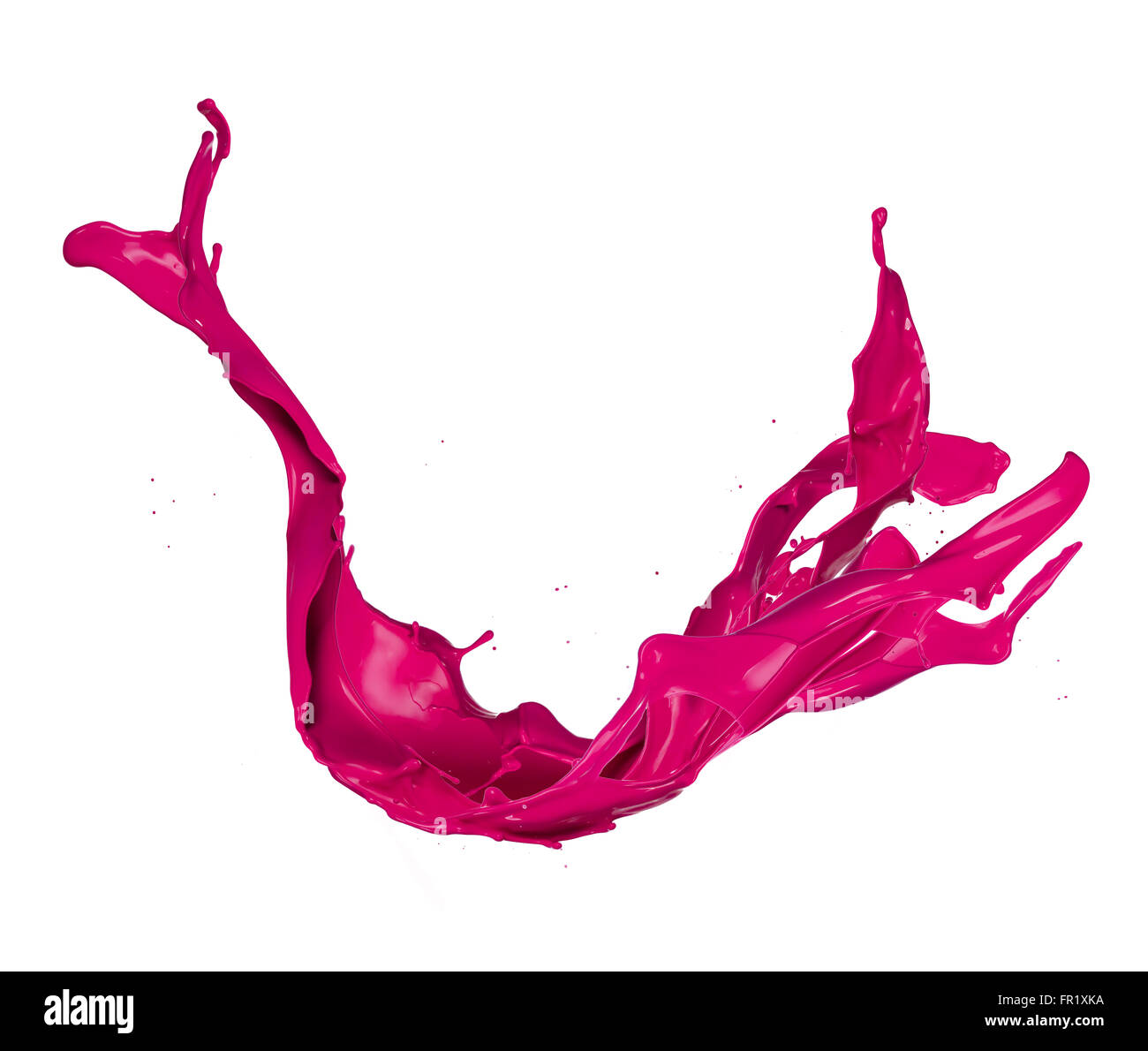 Purple paint splashing hi-res stock photography and images - Alamy