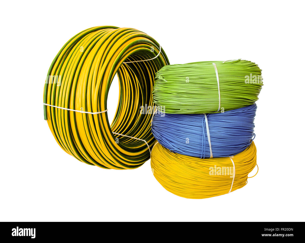 Yellow and green wire hi-res stock photography and images