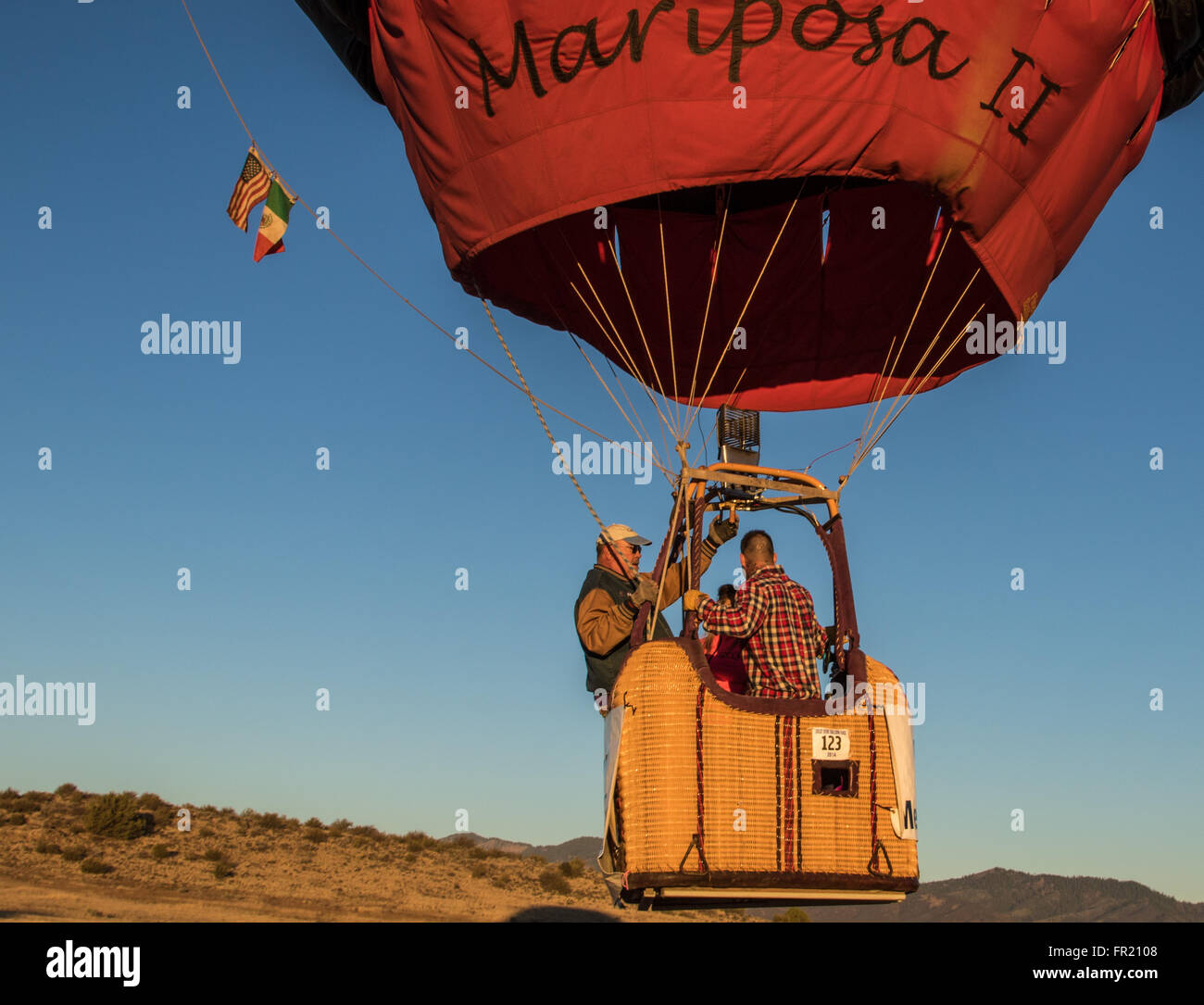 Hot Air Balloon Festival in Montague, California Stock Photo Alamy