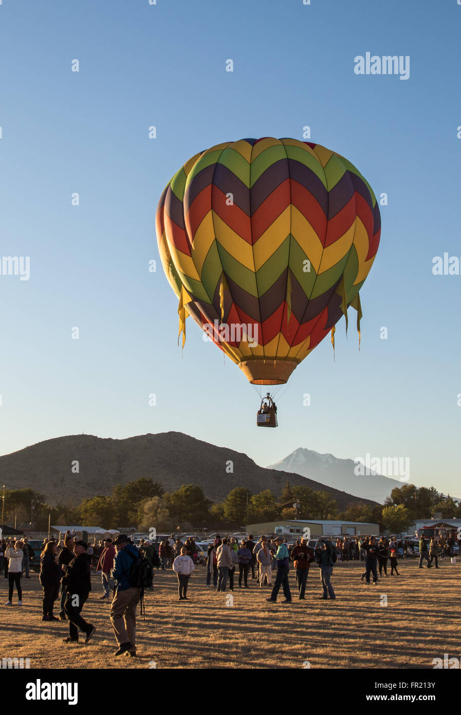 Hot Air Balloon Festival in Montague, California Stock Photo Alamy