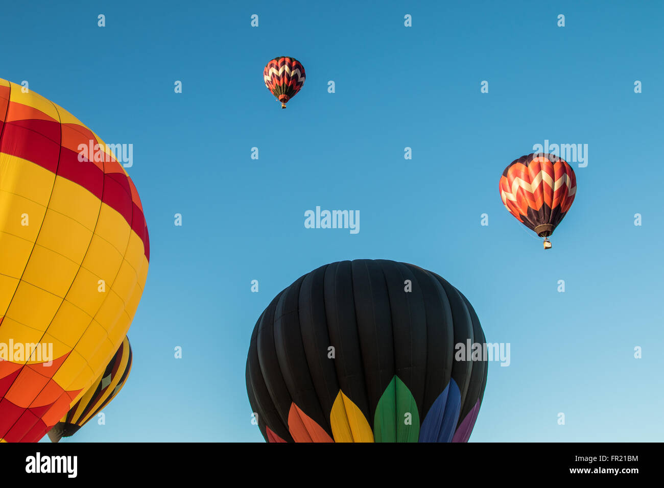 Hot Air Balloon Festival in Montague, California Stock Photo Alamy