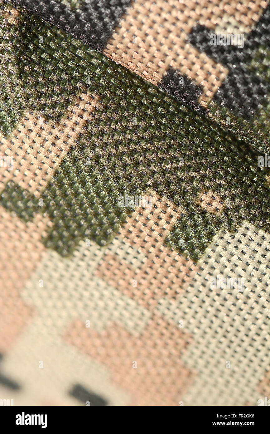 Close up of military uniform fabric Stock Photo Alamy