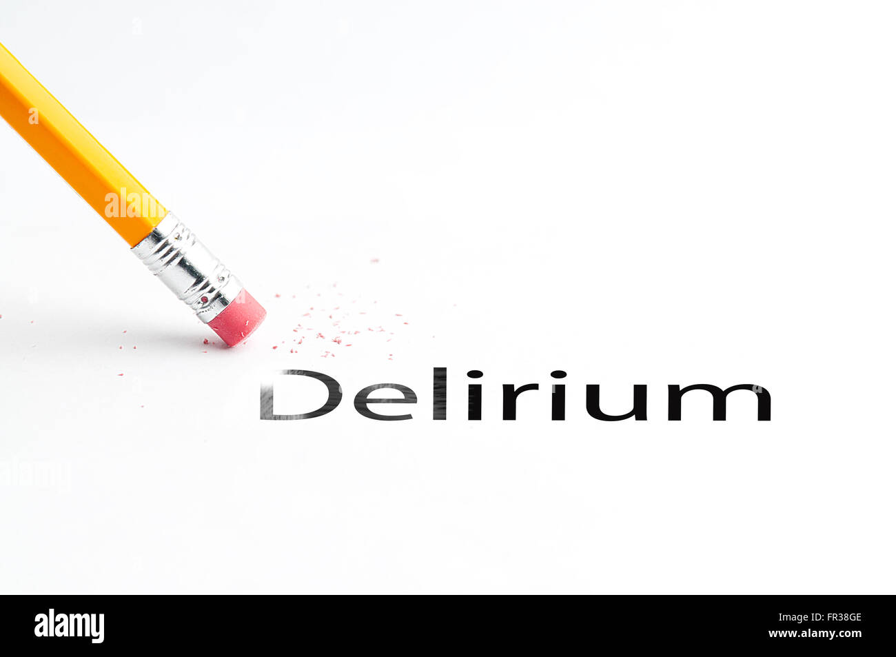 Pencil with eraser Stock Photo