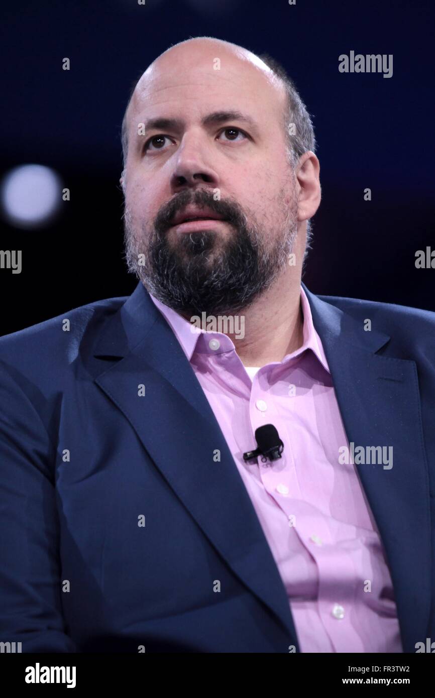 Political strategist John Eddy during the annual American Conservative Union CPAC conference at National Harbor March 5, 2016 in Oxon Hill, Maryland. Stock Photo