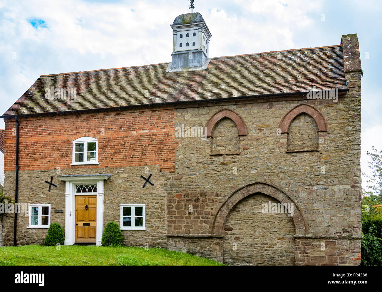 Chapel of St. Thomas, Ludlow, Shropshire, England, UK. 12th century with a later building added. Stock Photo