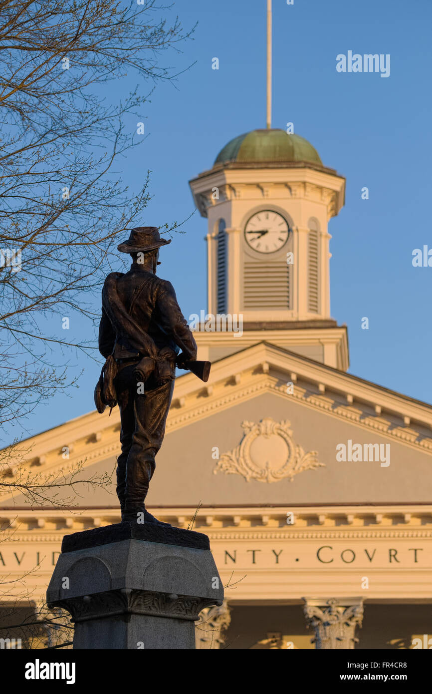 Civil War Common Confederate Soldier Statue, Lexington, NC Dedicated