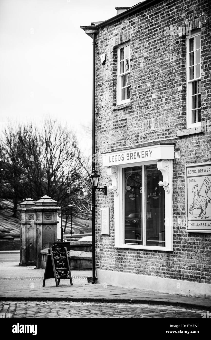 The Lamb and Flag Leeds Brewery Pub, Church Row, Leeds, West Yorkshire