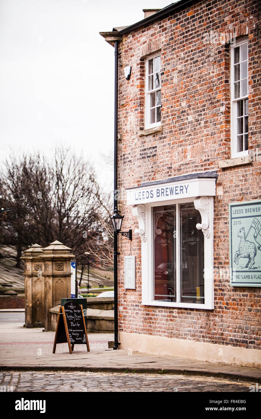 The Lamb and Flag Leeds Brewery Pub, Church Row, Leeds, West Yorkshire