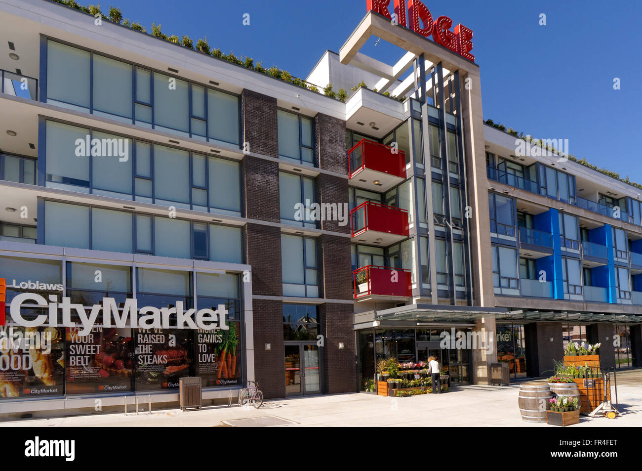 Loblaws City Market and Ridge condominium development on Arbutus Street