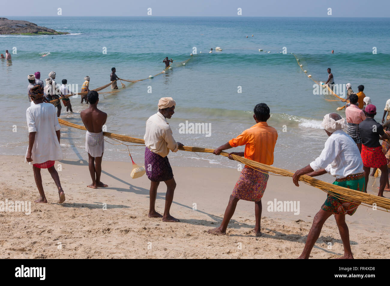 Seine net fishing caribbean hi-res stock photography and images - Alamy